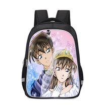 Mochila Detective Conan Kids School Nylon 30x17x41cm Mochila Detective Conan Kids School Nylon 30x17x41cm