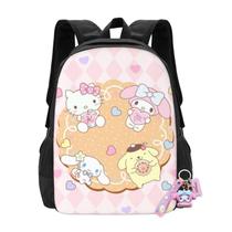 Mochila DIEZ My Bunny Melody para mulheres Anime 43cm Mochila DIEZ My Bunny Melody para mulheres Anime 43cm