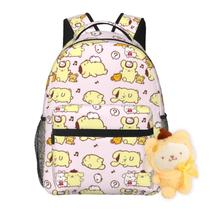 Mochila DIEZ Pompompurin Collage Casual Anime de 17 polegadas Mochila DIEZ Pompompurin Collage Casual Anime de 17 polegadas