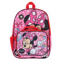 Mochila Disney Girls rosa grande com lancheira de 3 anos ou mais Mochila Disney Girls rosa grande com lancheira de 3 anos ou mais