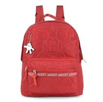MOCHILA DISNEY MICKEY MOUSE CHAVEIRO NYLON Vermelho MOCHILA DISNEY MICKEY MOUSE CHAVEIRO NYLON Vermelho