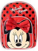 Mochila Disney Minnie Mouse Girls Minnie Mouse com laço