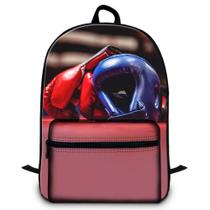 Mochila Dispalang Boxing Glove Print School 30x18x40cm Mochila Dispalang Boxing Glove Print School 30x18x40cm