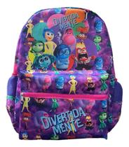 Mochila Divertidamente 2 Escolar Infantil Juvenil De Costas