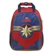 Mochila DMW 11644 Capitã Marvel Logo Escolar Creche Mochila DMW 11644 Capitã Marvel Logo Escolar Creche