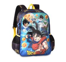 Mochila Dragon Ball Z de Costas Goku Escolar Reforçada - Clio Style