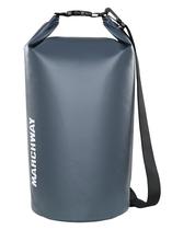 Mochila Dry Bag MARCHWAY Impermeável Flutuante 20L Cinza