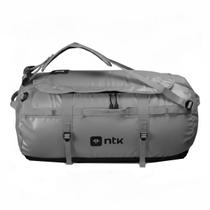 Mochila Duffle Bag 50L Cinza para Viagens Camping Nautika