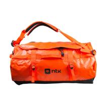 Mochila Duffle Bag 50L Laranja Para Viagens Camping Nautika