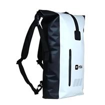 Mochila DUFFLE BK para Viagem 20L Branco Preto NTK