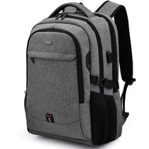 Mochila DUSLANG Travel Laptop 17" resistente à água cinza claro