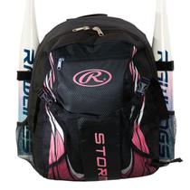 Mochila e bolsa de equipamentos Rawlings Storm Girls T-Ball Baseball