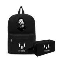 Mochila e Estojo Casual Escolar Moderno Tendencia Faculdade Trabalho Alça Reforçada Resistente