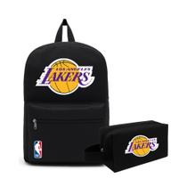 Mochila e Estojo Moderno Casual Faculdade Tendencia Escolar Trabalho Alça Reforçada Resistente