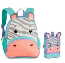 Mochila E Lancheira Infantil Escolar Bichinhos Fofos Animais