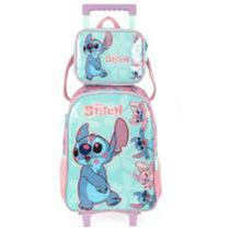 mochila e lancheira stitch 41532 luxcel