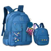 Mochila e Lancheira Térmica Kit Rebecca Bonbon cadarços extras