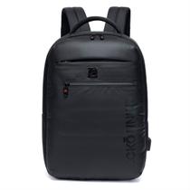 Mochila Ecko Masculina Executiva Casual Preta Com Carregador USB