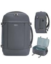 Mochila ECOHUB Travel 30L com carregamento USB para laptop de 15,6" cinza