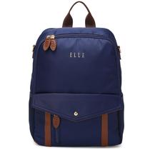 Mochila ELLE Luxe Journey 18L de Poliéster Twill y Cuero Vegano Mochila ELLE Luxe Journey 18L de Poliéster Twill y Cuero Vegano