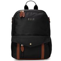 Mochila ELLE Luxe Journey 18L en Twill y Cuero Vegano Negro
