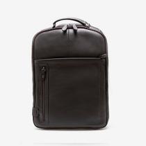 Mochila Em Couro Café