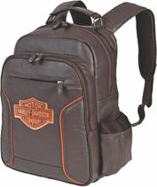 Mochila Em Couro Legitimo Com Logo Moto Harley Davidson