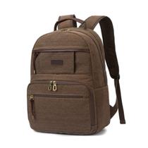 Mochila Em Lona Poliéster Resistente Media Urbana 3 Bolsos