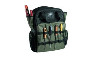 Mochila em lona reforçada para ferrametas, eletricistas e instaladores com 36 bolsos .