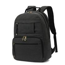 Mochila Em Lona Resistente Escolar Costas Média Bolsos Alça