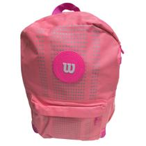Mochila em poliester wilson 42*30*14.5cm salmao 65.aa020s Mochila em poliester wilson 42*30*14.5cm salmao 65.aa020s