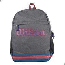 Mochila em poliester wilson preta/vermelha 65011036-bl