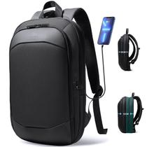 Mochila Empresarial HK para Homens - Fina, Impermeável, 43cm, para Laptop 17 Polegadas