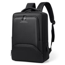 Mochila empresarial impermeável para laptop para homens preta de 16 polegadas