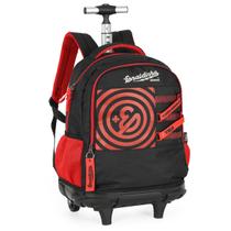 Mochila Enaldinho Rodinha Youtuber Trolagem Vermelho Luxcel
