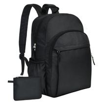 Mochila Enqinar Basic Black 15,6" - Para Homens e Mulheres