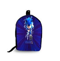 Mochila Escilar Infantil Sonic