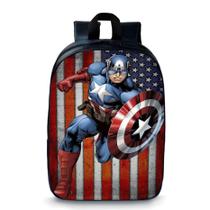 Mochila escola infantil anime capitão américa - exo