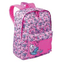 Mochila Escola Tam G Costas Corujinha Bubu 19t Infantil Rosa