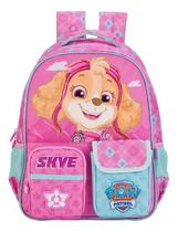 Mochila Escolar 16 Patrulha Canina Skye Se 2xeryus Rosa