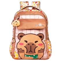 Mochila Escolar 16'' Petit Brownie Capivara 15922 - Xeryus