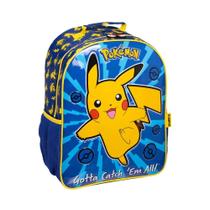 Mochila Escolar 16 Pokemón Pikachu