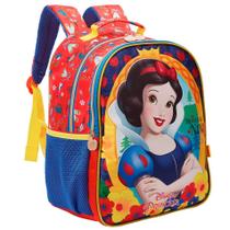 Mochila Escolar 16 Princesa Disney Branca de Neve 40cm Xeryus 13082