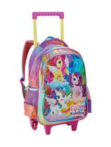 Mochila Escolar 2em1 Costas e Rodas Rainbow Mochila Escolar 2em1 Costas e Rodas Rainbow