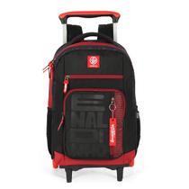 Mochila Escolar 3 Rodas Enaldinho Youtuber Haste Dupla