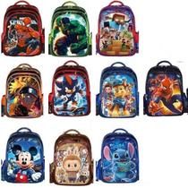 Mochila Escolar 3D Infantil Masculina Personagens Personagem:Mickey