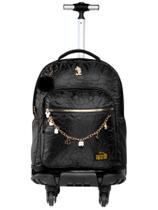 Mochila Escolar 4 Rodas e Alças Mickey Mouse 15120 Original