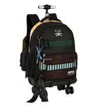 Mochila Escolar 4 Rodinhas Giro 360 Graus MC49812OP Luxcel One Piece Cor: Preto Mochila Escolar 4 Rodinhas Giro 360 Graus MC49812OP Luxcel One Piece Cor: Preto