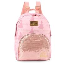 Mochila Escolar A Bela E A Fera Rosa Luxcel Rosa