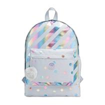 Mochila Escolar Académie com Bolso Frontal e Lateral Poá Tilibra Faculdade Universidade Resistente Mochila Escolar Académie com Bolso Frontal e Lateral Poá Tilibra Faculdade Universidade Resistente